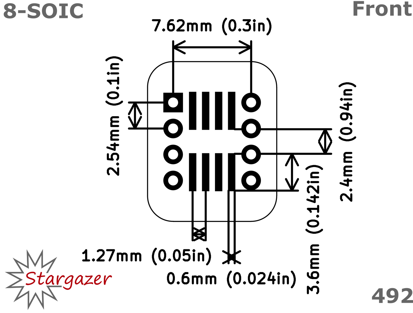 8 Pin SOIC [5x]
